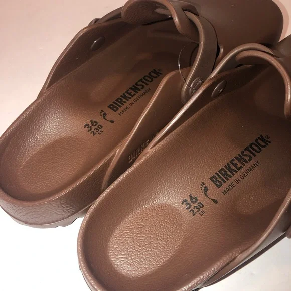 New Birkenstock x Free People Brown Boston EVA Clogs Sandals Shoes 5/36 - Picture 4 of 5